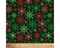 Holiday Snowflakes Green Cotton Fabric | By the Yard | Sewing and Crafting | 44 inches wide